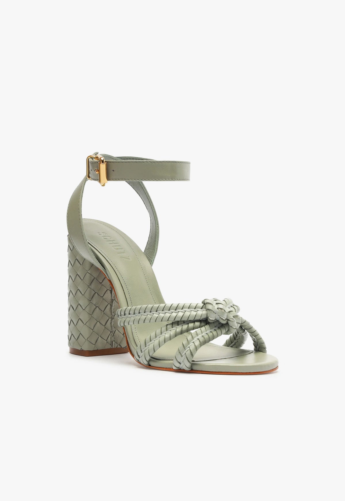 Kareena Woven Leather Sandal Sandals Summer 24 - Schutz Shoes