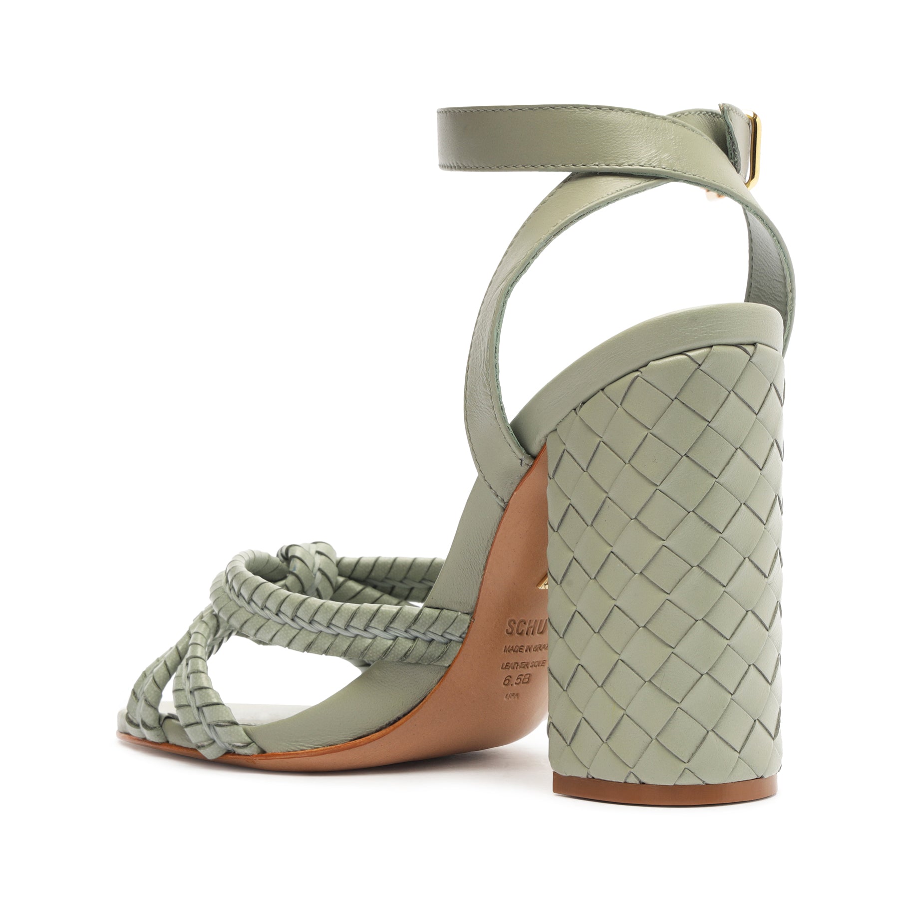 Kareena Woven Leather Sandal Sandals Summer 24    - Schutz Shoes