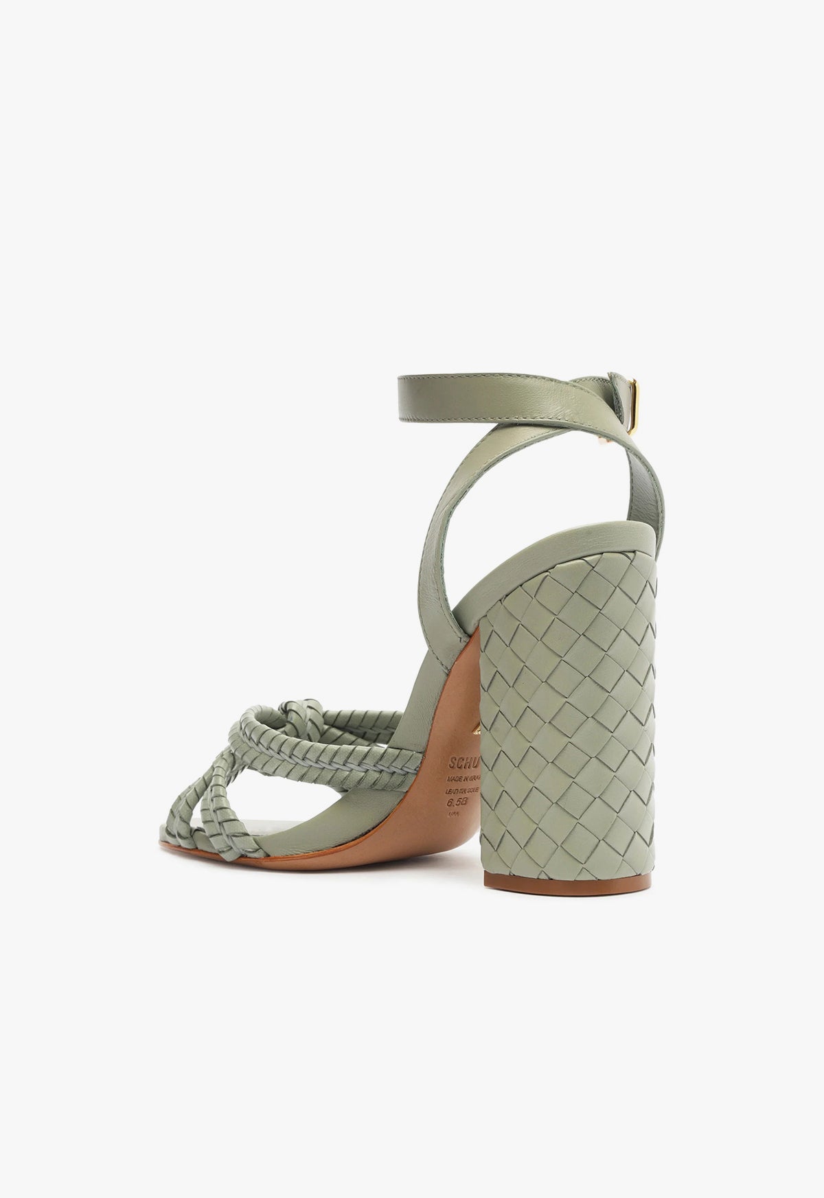 Kareena Woven Leather Sandal Summer 24 - Schutz Shoes