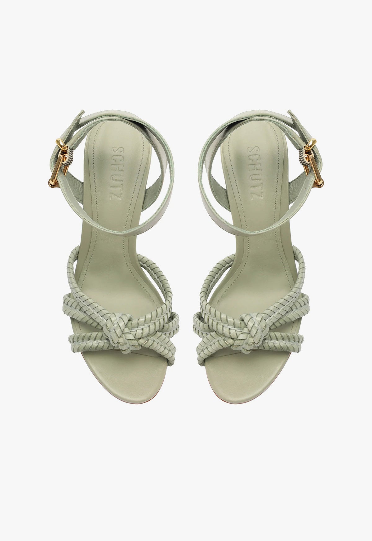 Kareena Woven Leather Sandal Summer 24 - Schutz Shoes