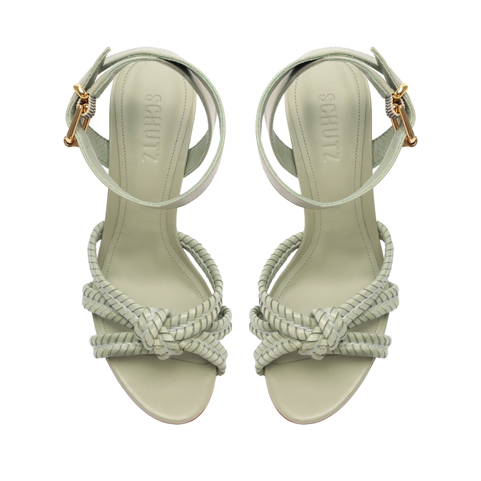 Kareena Woven Leather Sandal Sandals Summer 24    - Schutz Shoes