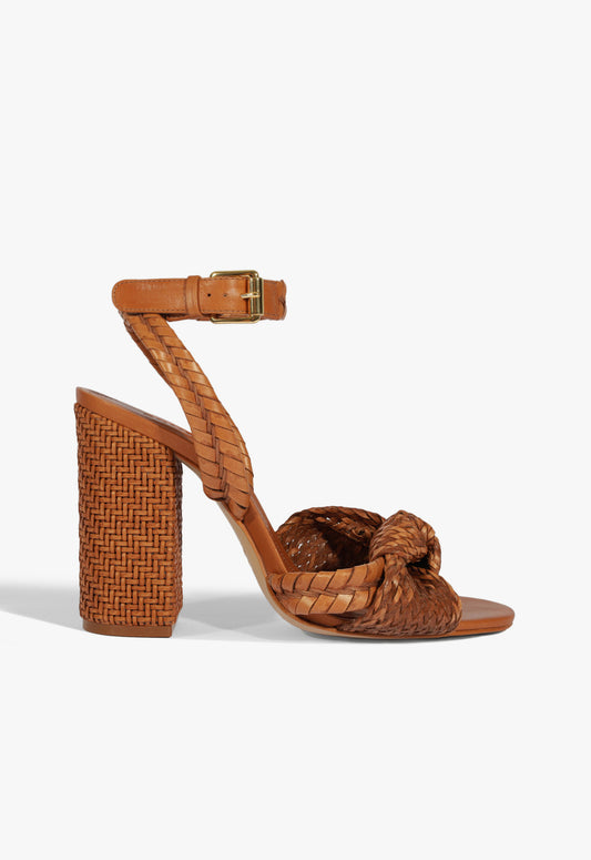 Khari Leather Sandal Spring 25 5 Brown Synthetic - Schutz Shoes