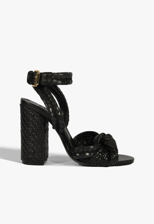 Khari Leather Sandal Sandals Spring 25 5 Black Synthetic - Schutz Shoes