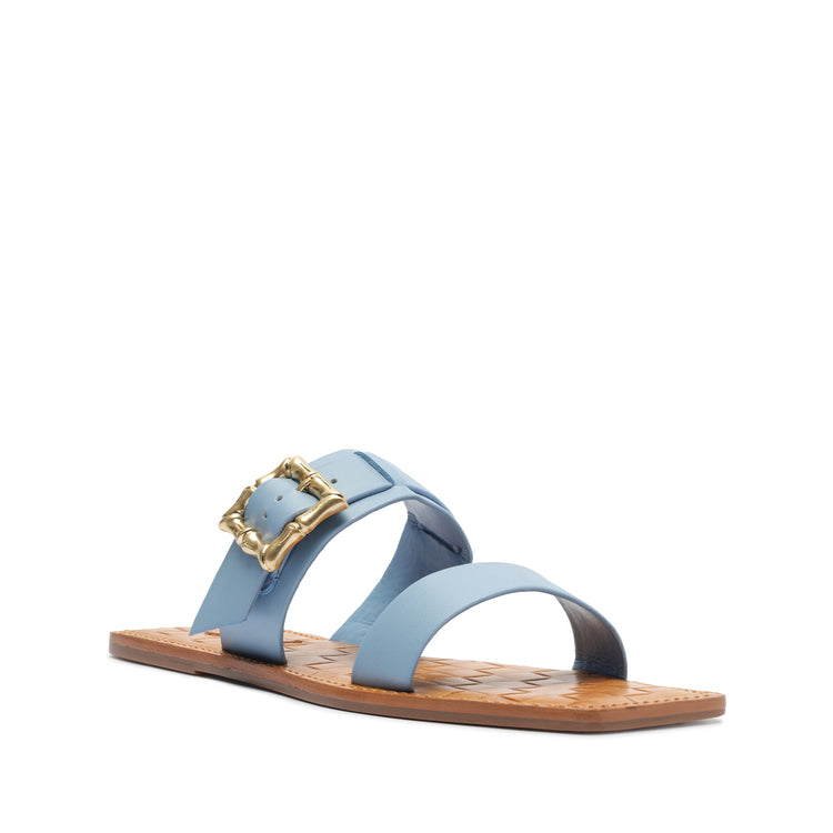 Enola Double Leather Sandal Flats Summer 24    - Schutz Shoes