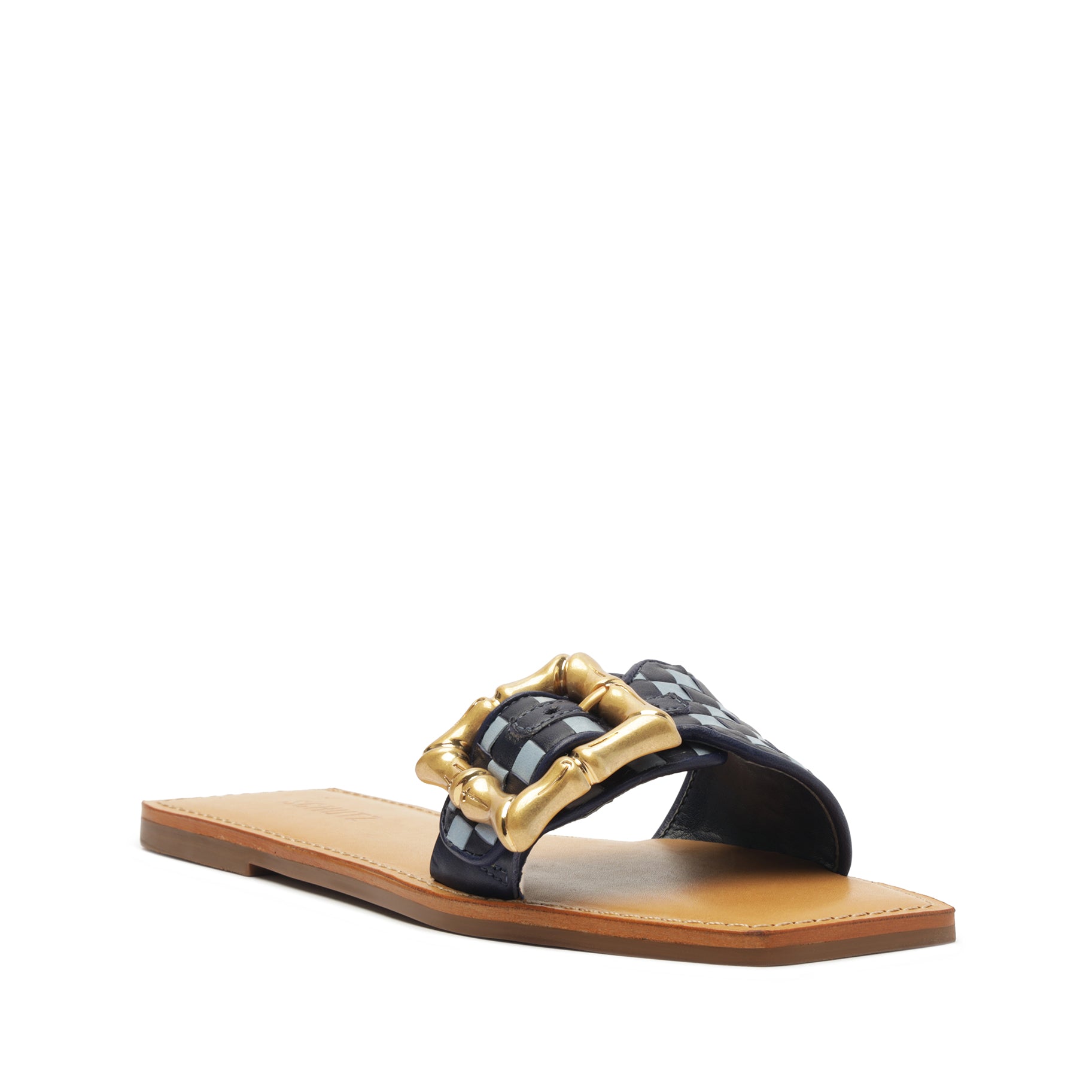 Enola Woven Leather Sandal Summer 24 - Schutz Shoes