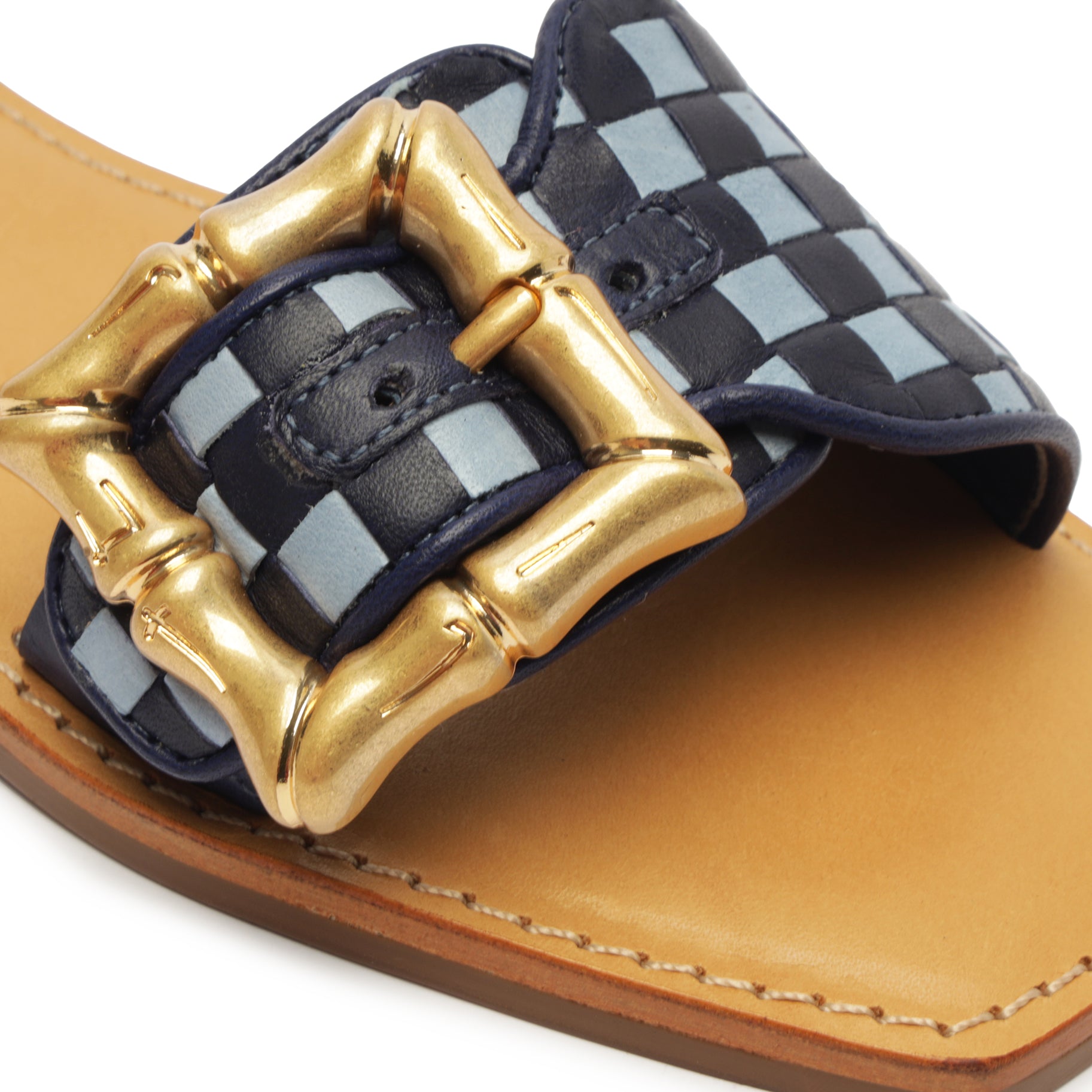 Enola Woven Leather Sandal Summer 24 - Schutz Shoes