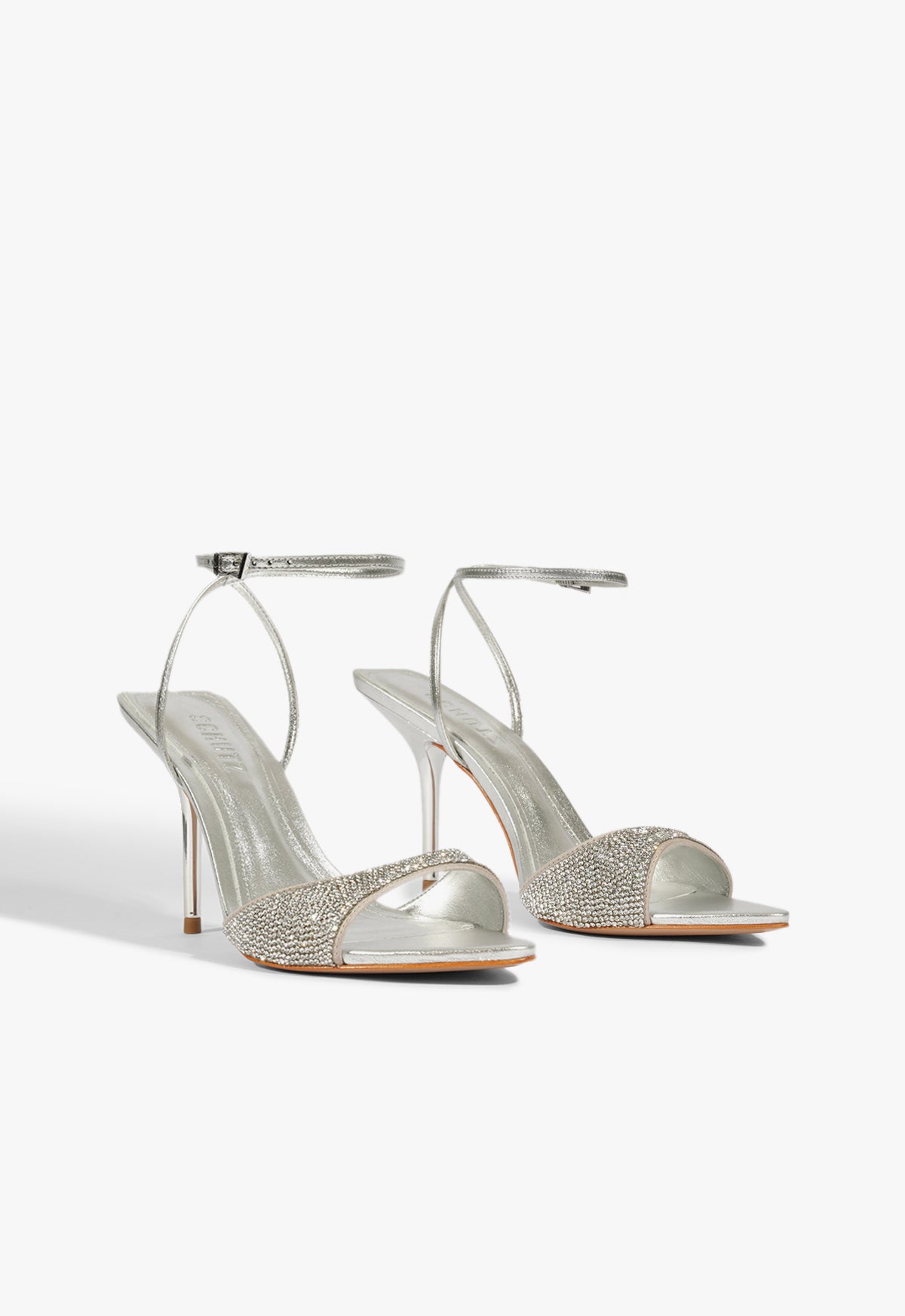 Elodie Buckle Shine Metallic Sandal - Schutz Shoes