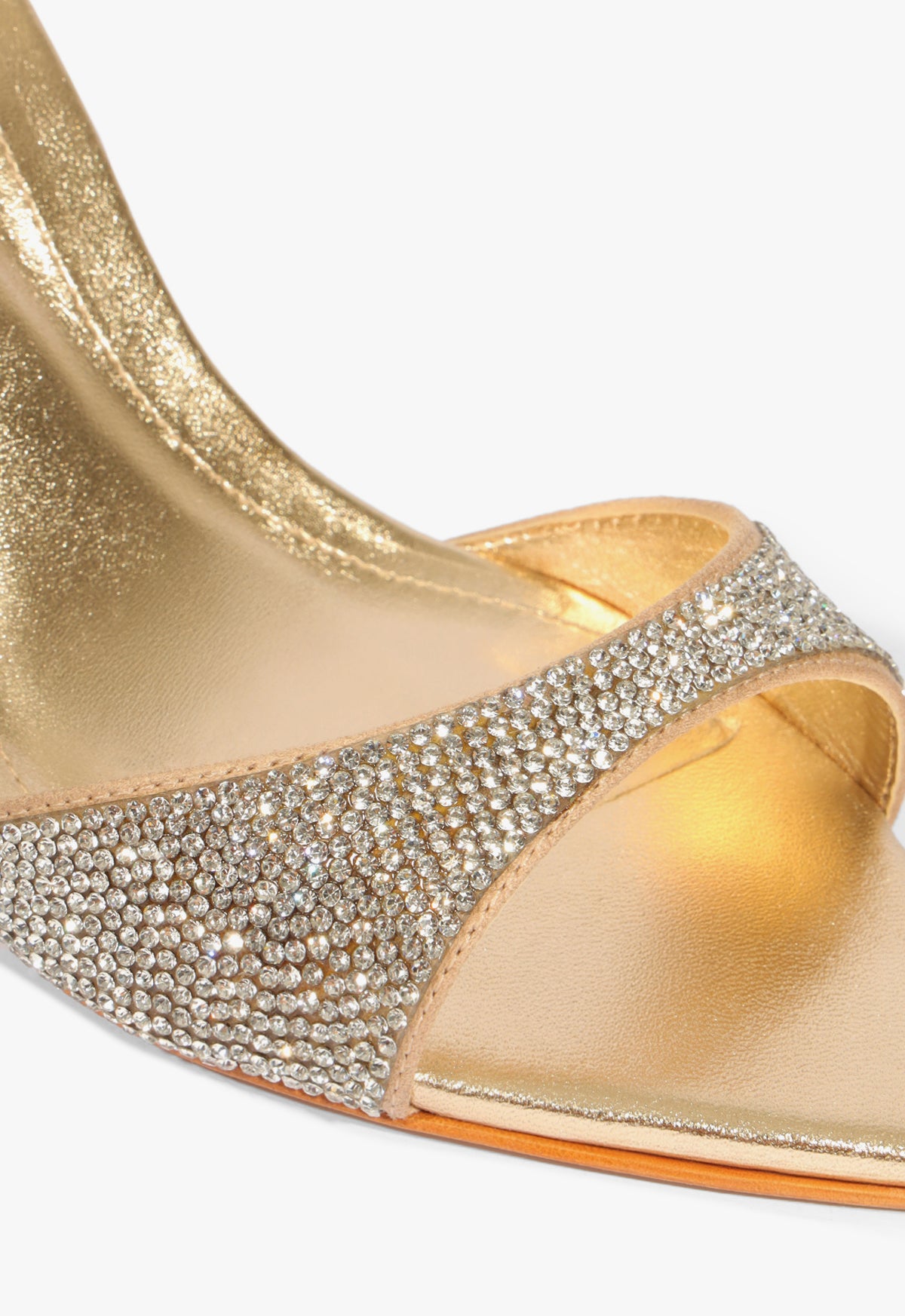 Elodie Buckle Shine Metallic Sandal - Schutz Shoes
