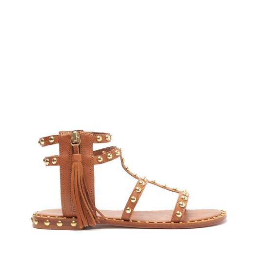 Kanya Leather Sandal OLD 5 New Wood Leather - Schutz Shoes