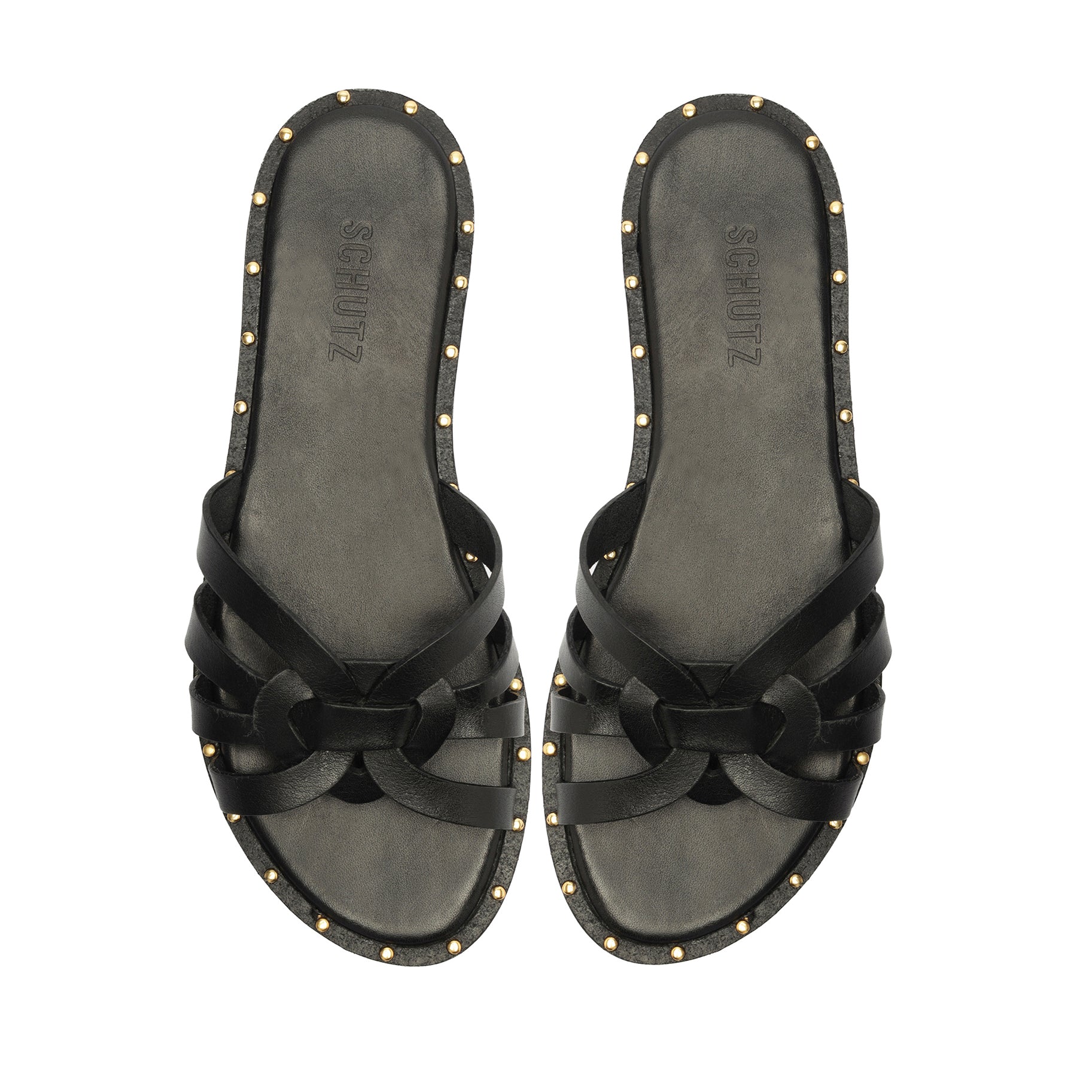 Phoenix Flat Leather Sandal Flats SPRING 24    - Schutz Shoes