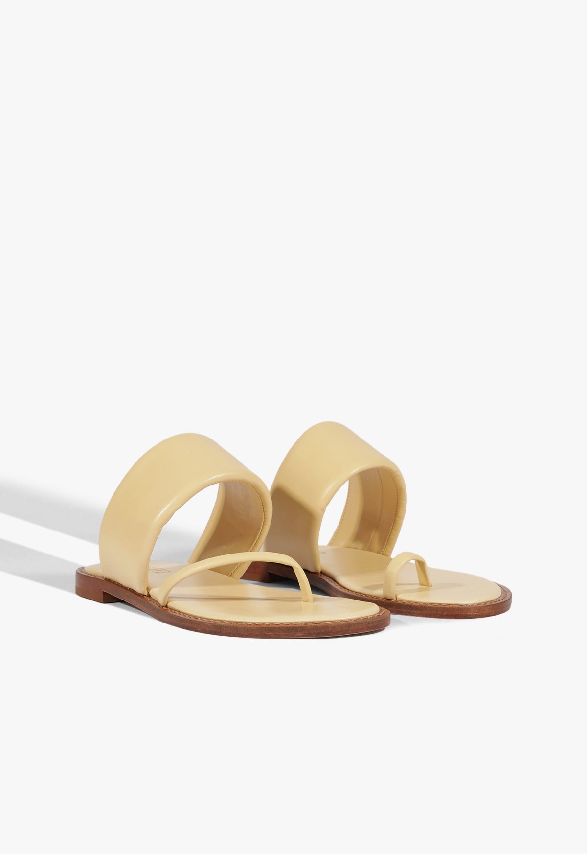 Alba Leather Sandal Flats Spring 25 - Schutz Shoes