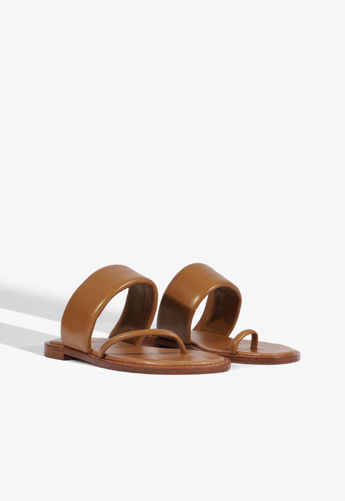 Alba Leather Sandal Flats Spring 25 - Schutz Shoes