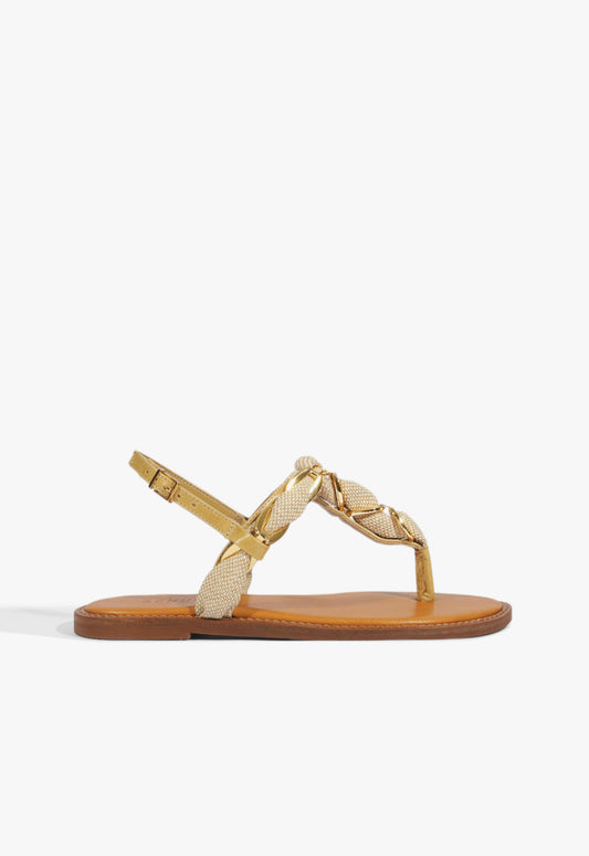 Camellia Sandal 5 Light Wood Leather - Schutz Shoes