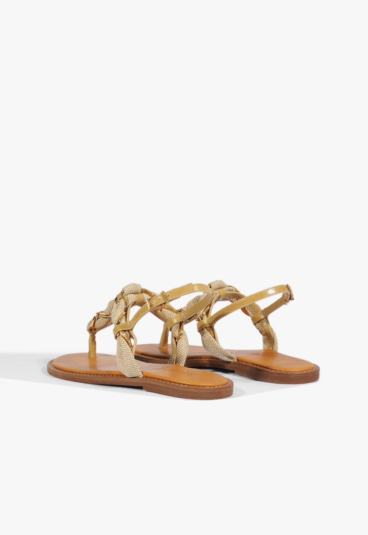 Camellia Linen Thong Flat Sandal - Schutz Shoes