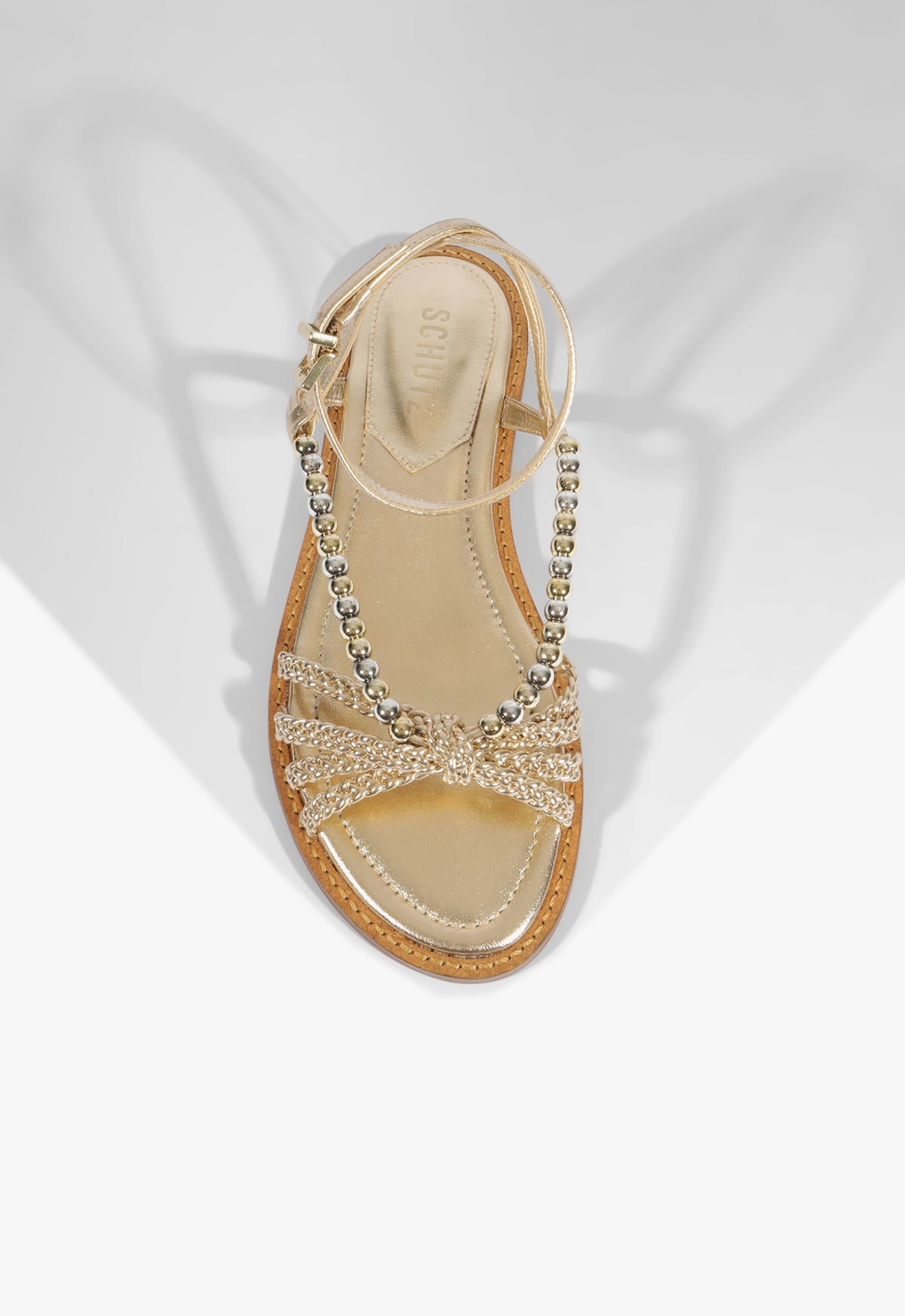 Adele Leather Flat Sandal - Schutz Shoes