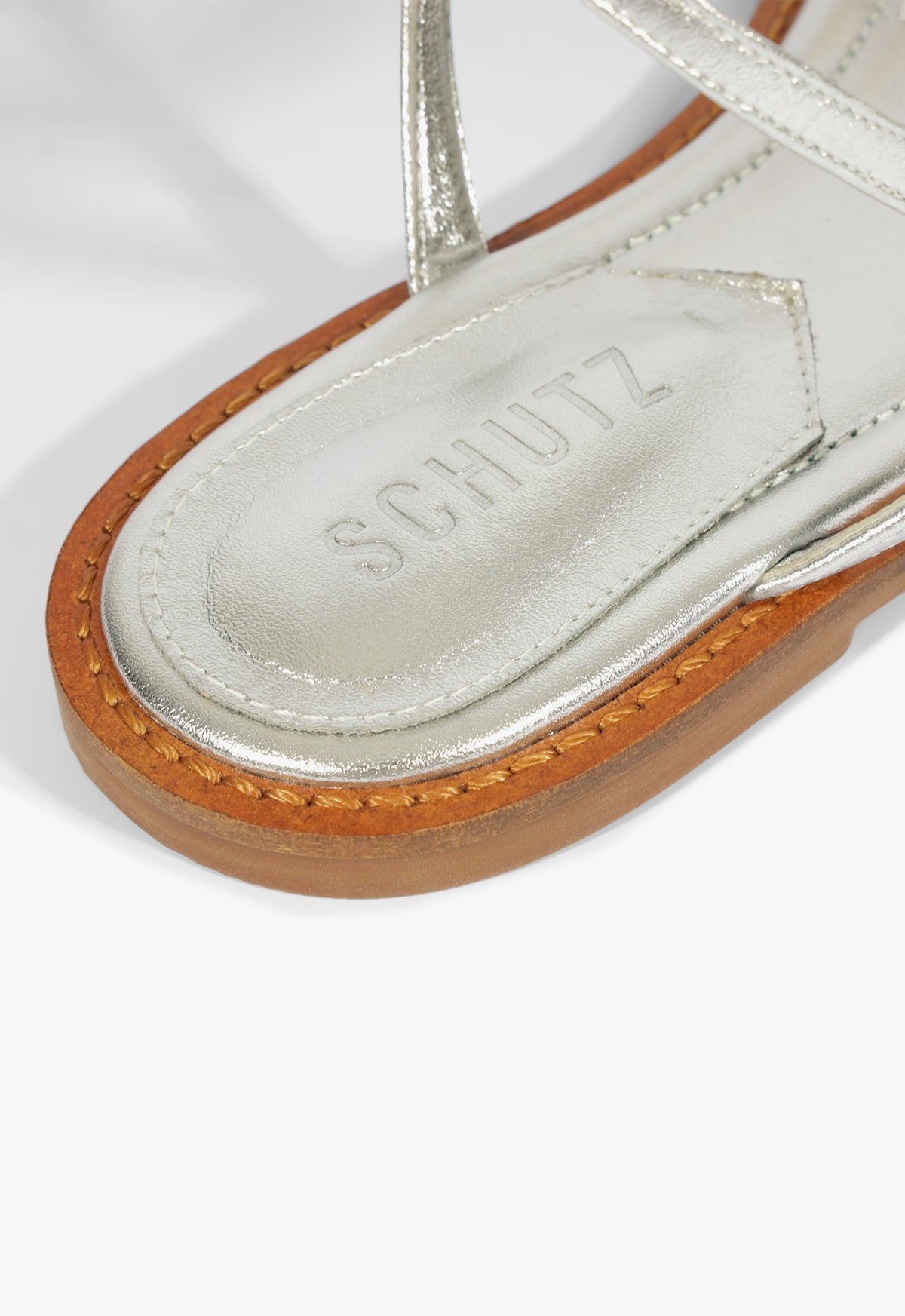 Adele Leather Flat Sandal - Schutz Shoes