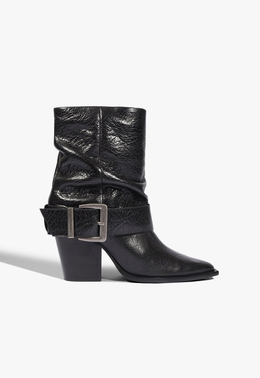 Parker Leather Bootie 5 Black Leather - Schutz Shoes