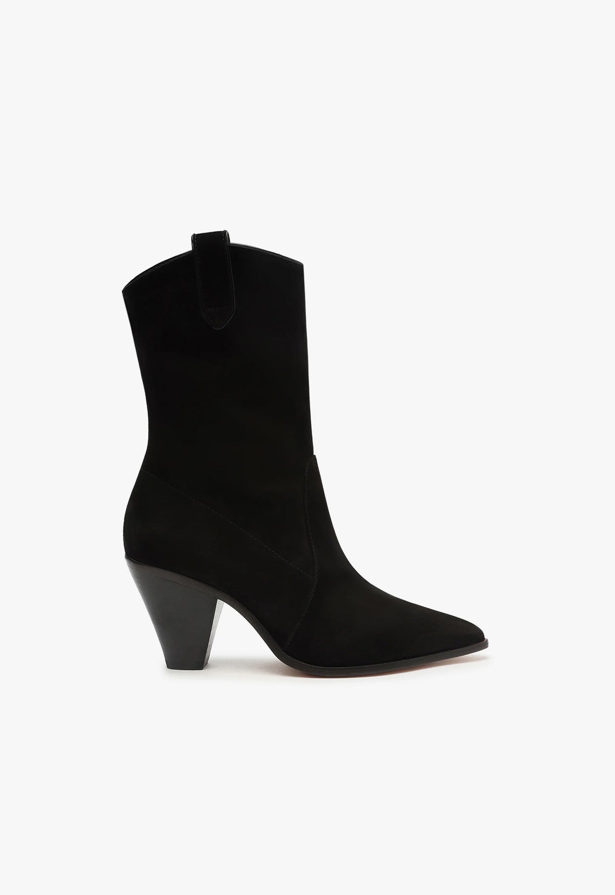 Mackie Nubuck Leather Bootie Booties FALL 23 5 Black Nubuck Leather - Schutz Shoes