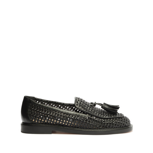 Hanna Flat Flats OLD 5 Black Deluxe Nappa - Schutz Shoes