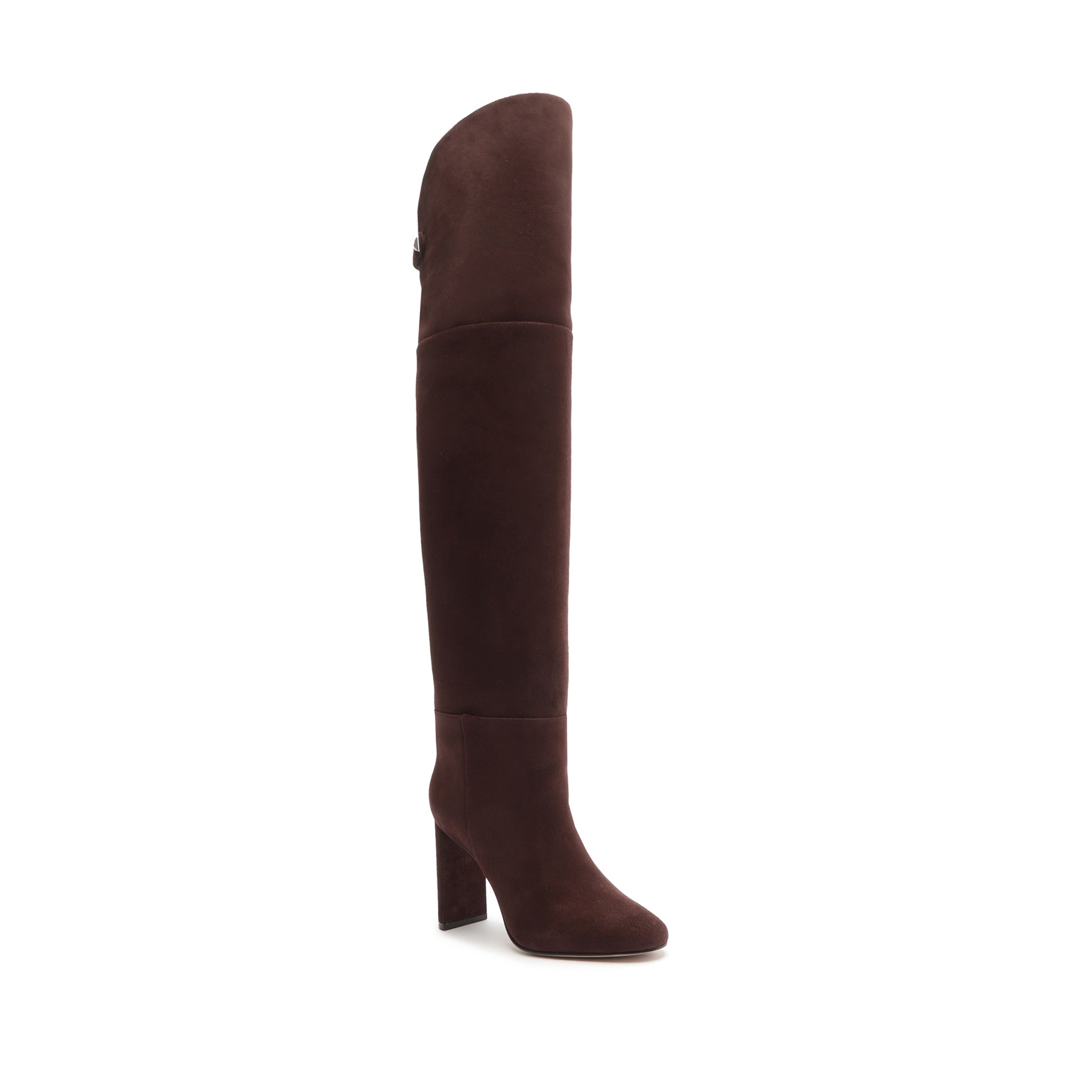 Schutz Austine Casual Over The Knee Suede Boot 5 New Bison Suede