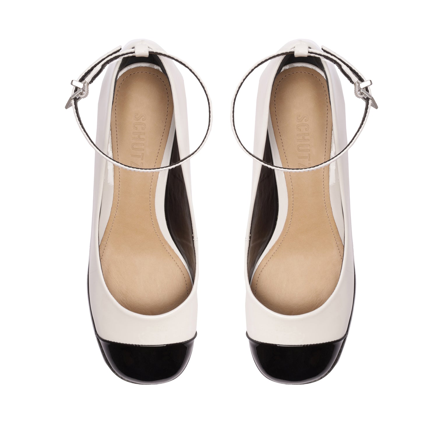Dorothy Casual Patent Leather Pump White
