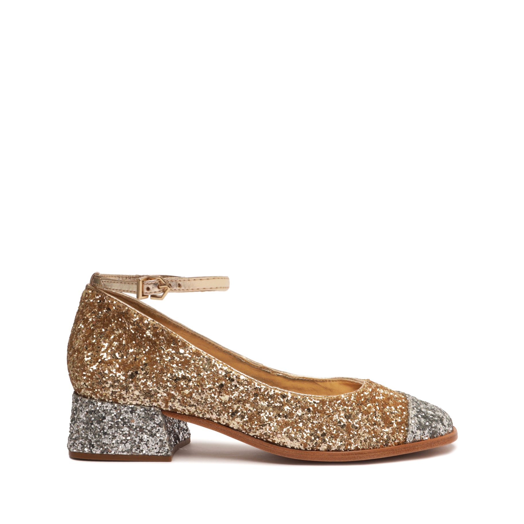 Dorothy Weekend Pump Pumps PRE FALL 23 5 Silver Metallic Nappa - Schutz Shoes