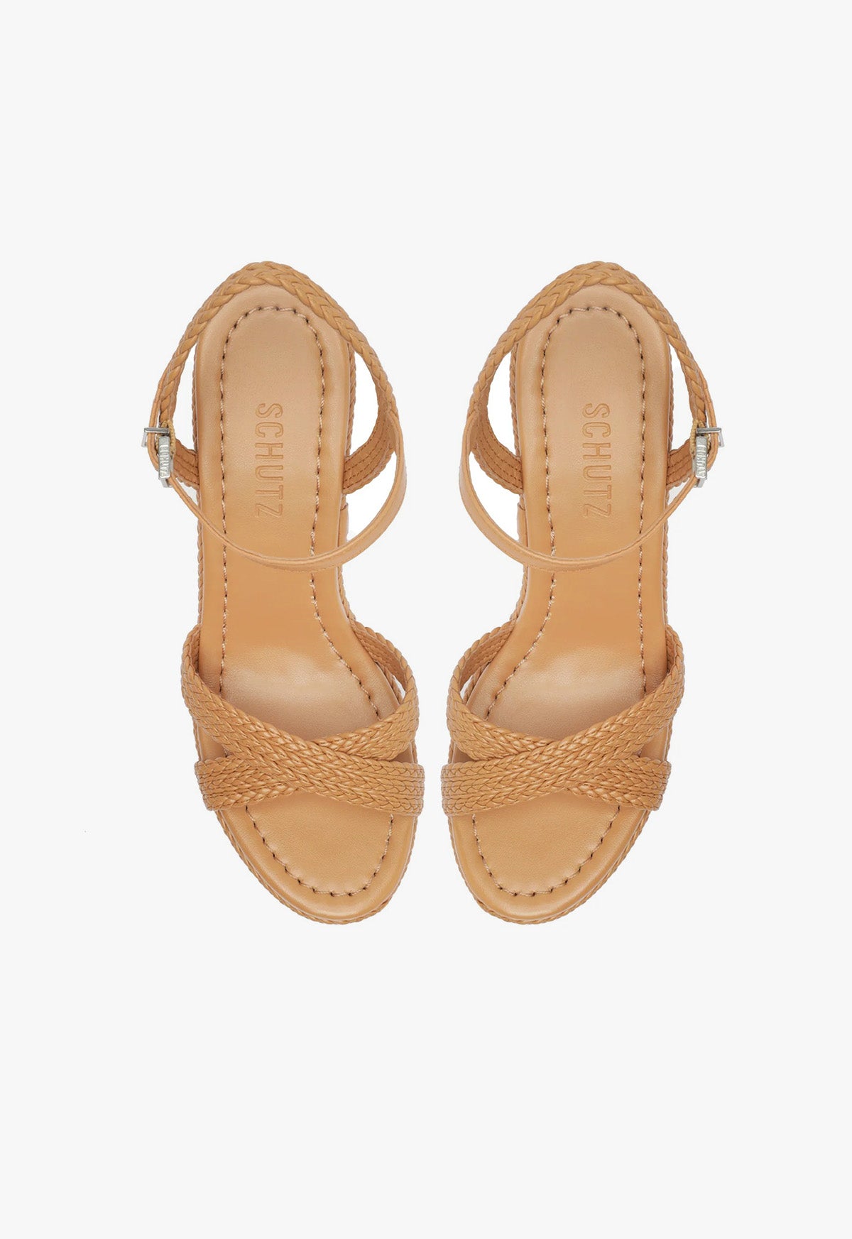 Karima Cutout Atanado Leather Sandal Sandals OLD    - Schutz Shoes