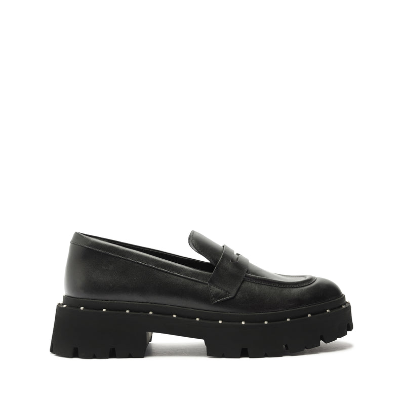 Christie Flat Flats Fall 24 5 Black Leather - Schutz Shoes