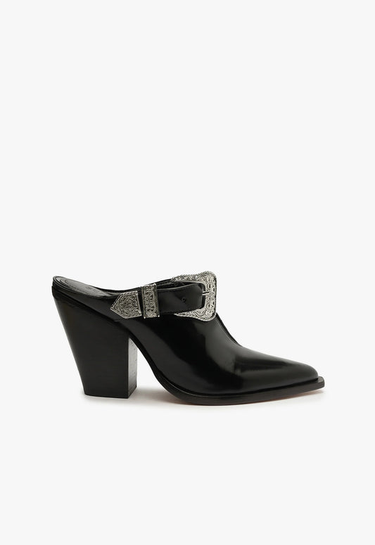 Jeane Casual Leather Pump FALL 23 5 Black Leather - Schutz Shoes