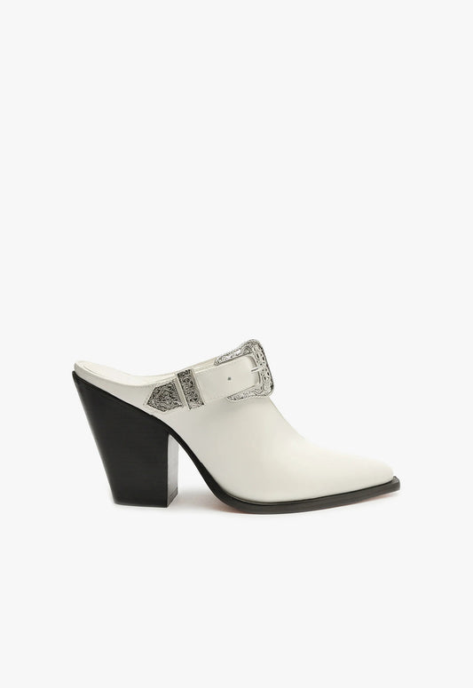 Jeane Casual Leather Pump FALL 23 5 White Leather - Schutz Shoes