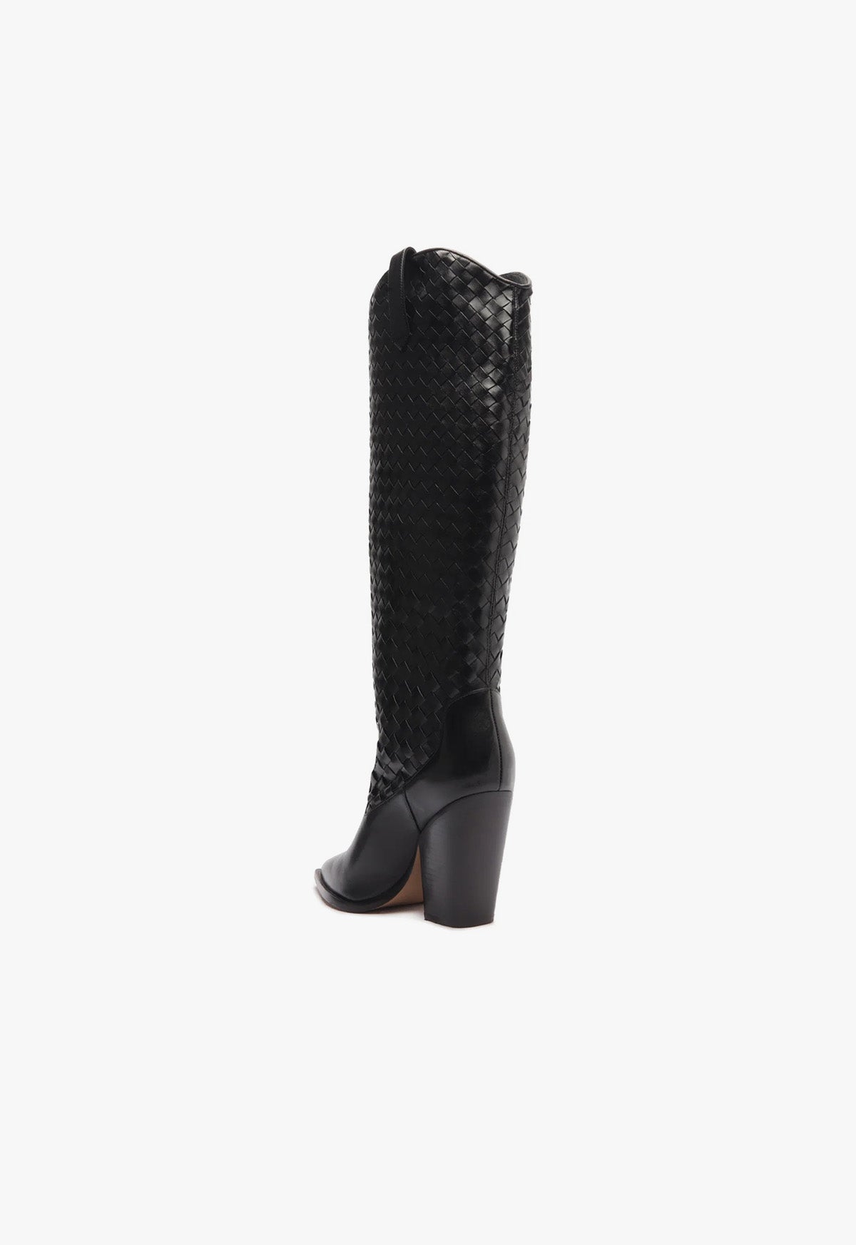 Ella Woven Atanado Leather Boot Boots SPRING 24 - Schutz Shoes