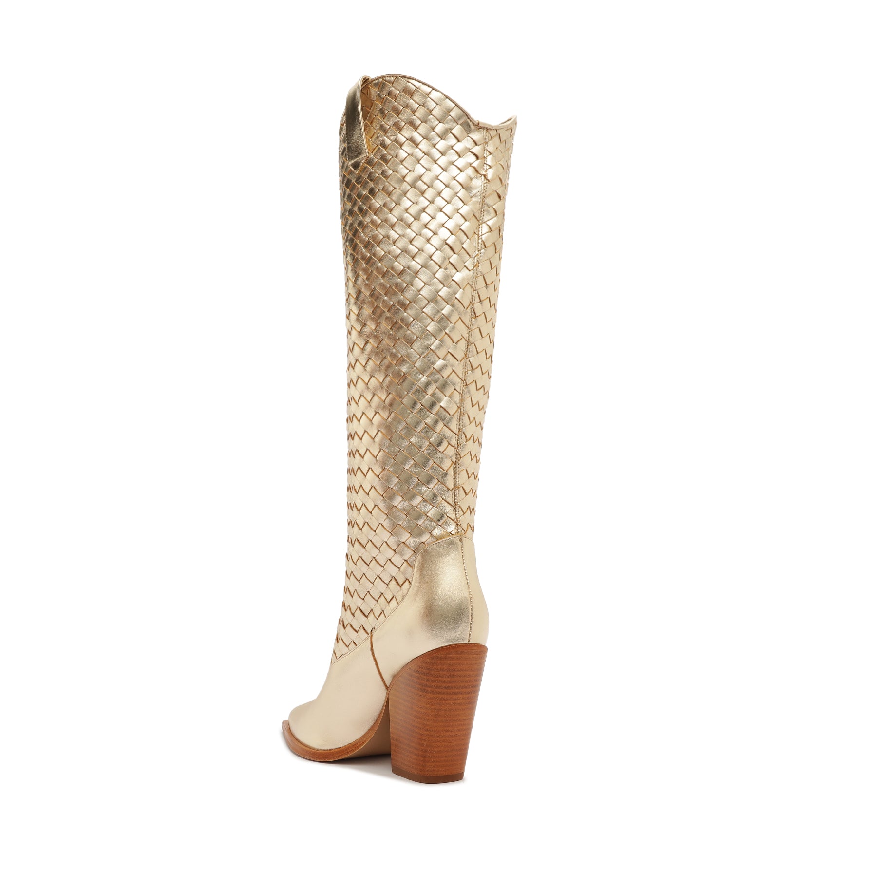 Ella Woven Metallic Leather Boot Boots SPRING 24    - Schutz Shoes