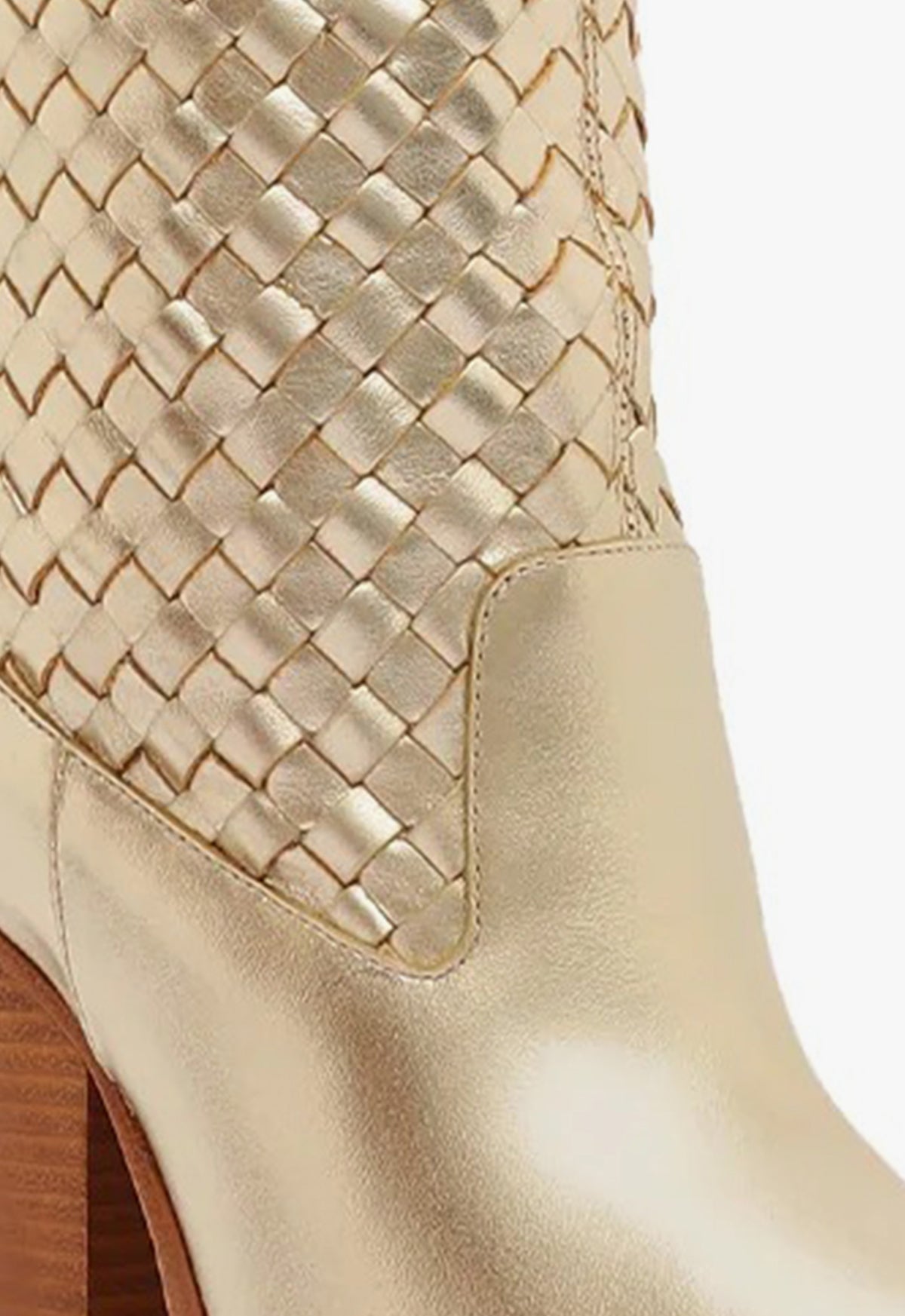 Ella Woven Metallic Leather Boot Boots SPRING 24 - Schutz Shoes