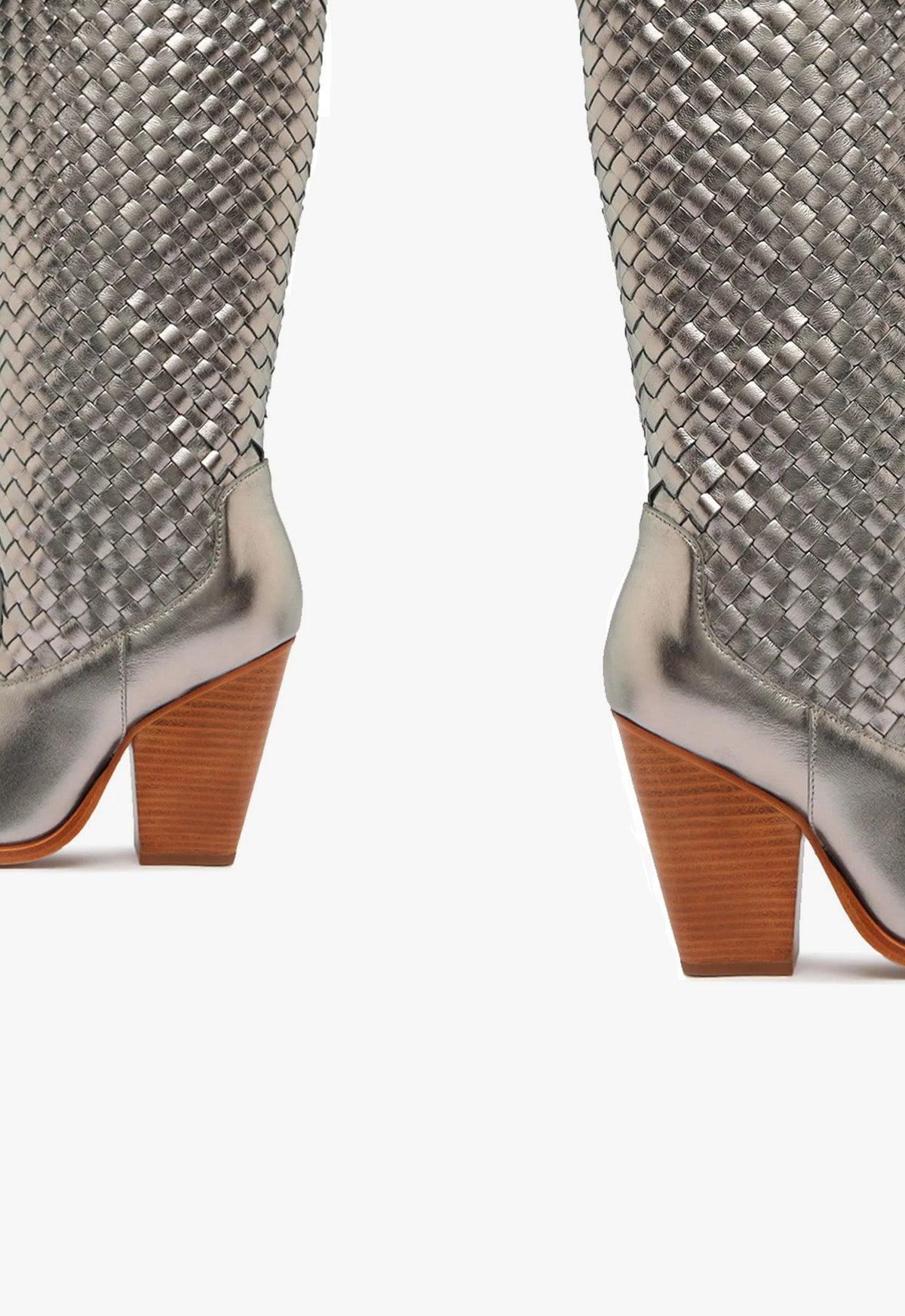 Ella Woven Metallic Leather Boot Boots SPRING 24 - Schutz Shoes