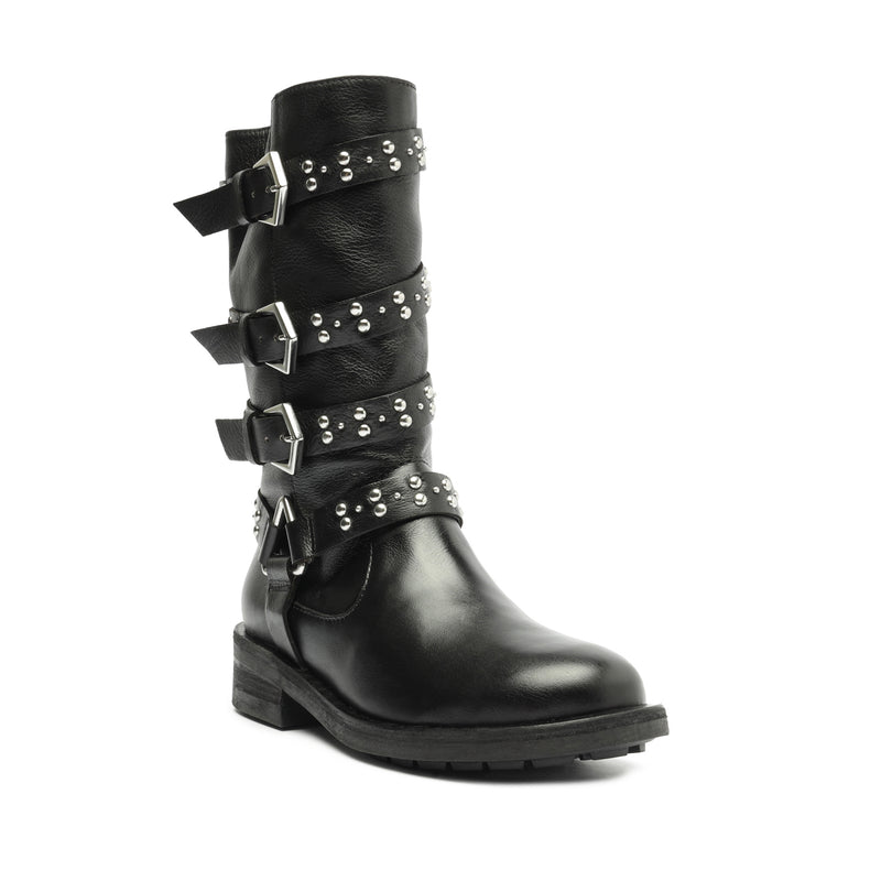 Gene Graxo Leather Boot Black