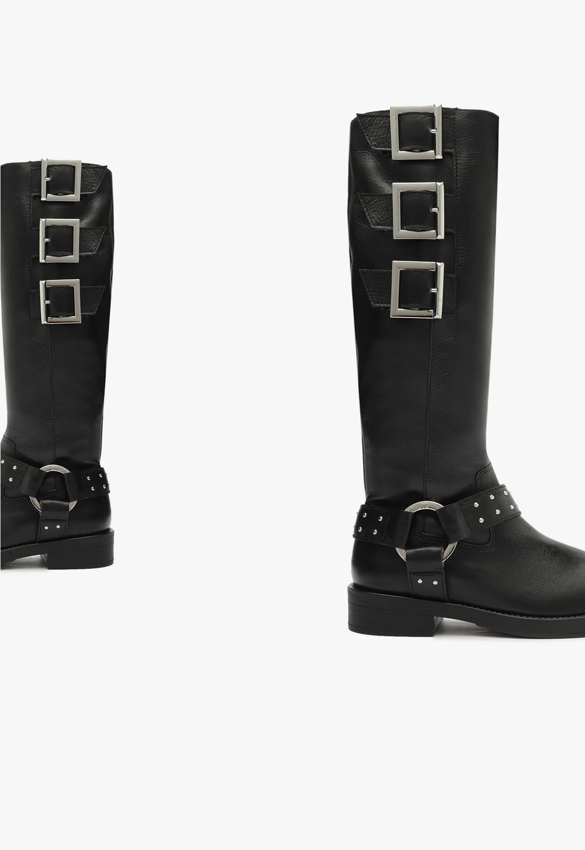 Luccia Buckle Graxo Leather Boot PRE FALL 23 - Schutz Shoes