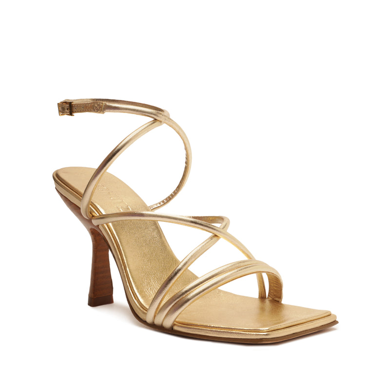 Phoeby Metallic Leather Sandal Sandals OLD    - Schutz Shoes