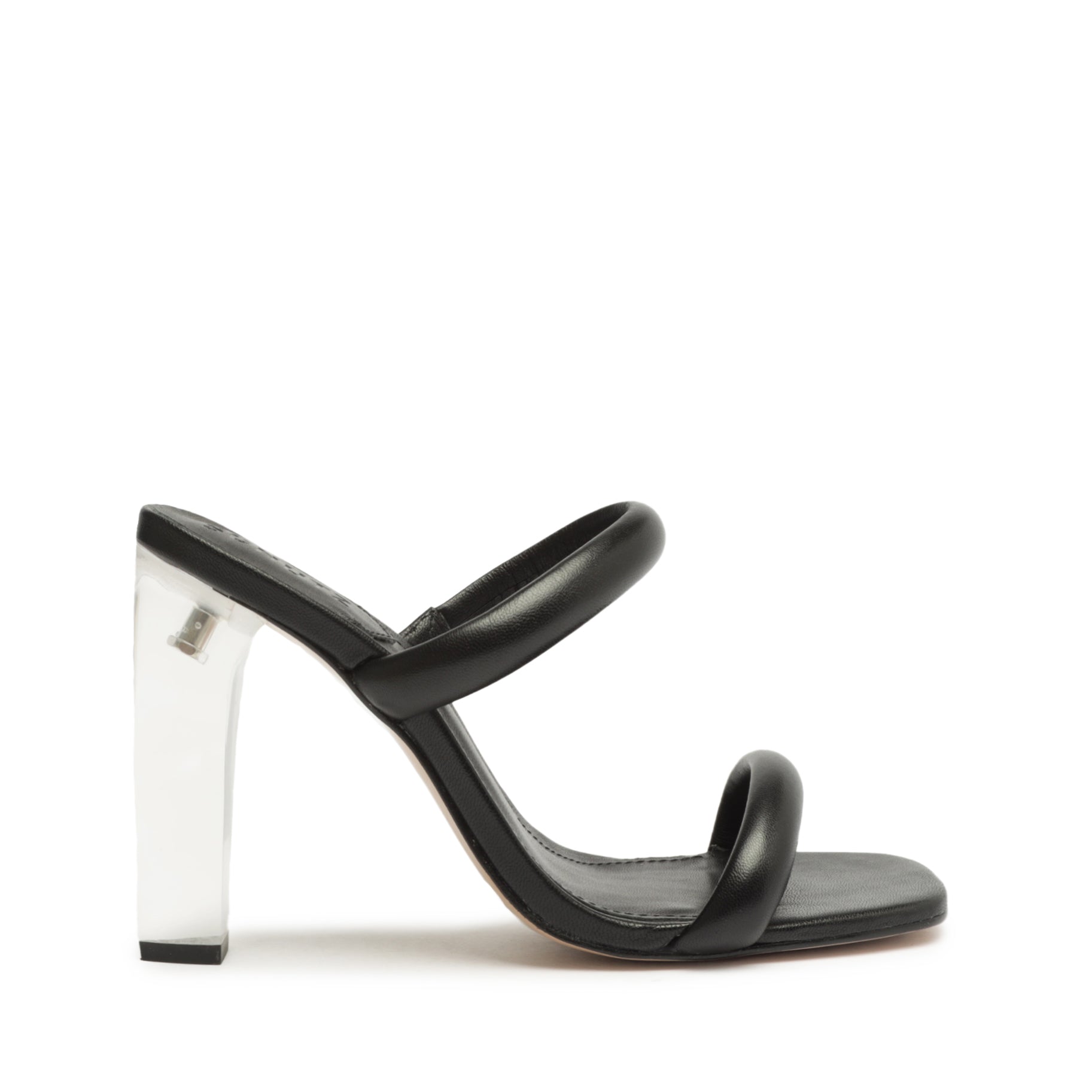 Ully Acrylic Nappa Leather Sandal High Summer 23 5 Black Nappa Leather - Schutz Shoes