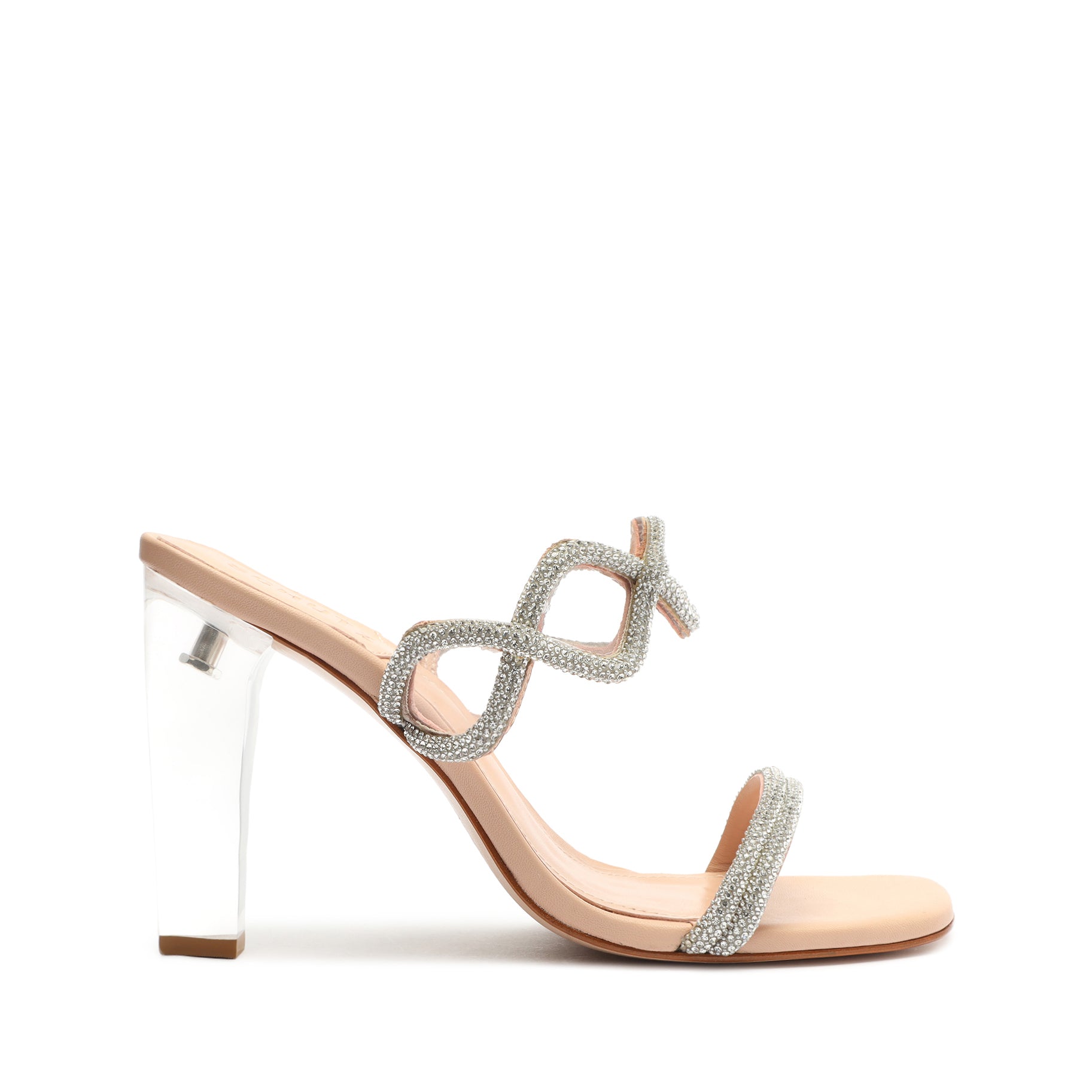 Arabella Glam Vinyl Sandal Sandals OLD 5 Sweet Rose Vinyl - Schutz Shoes