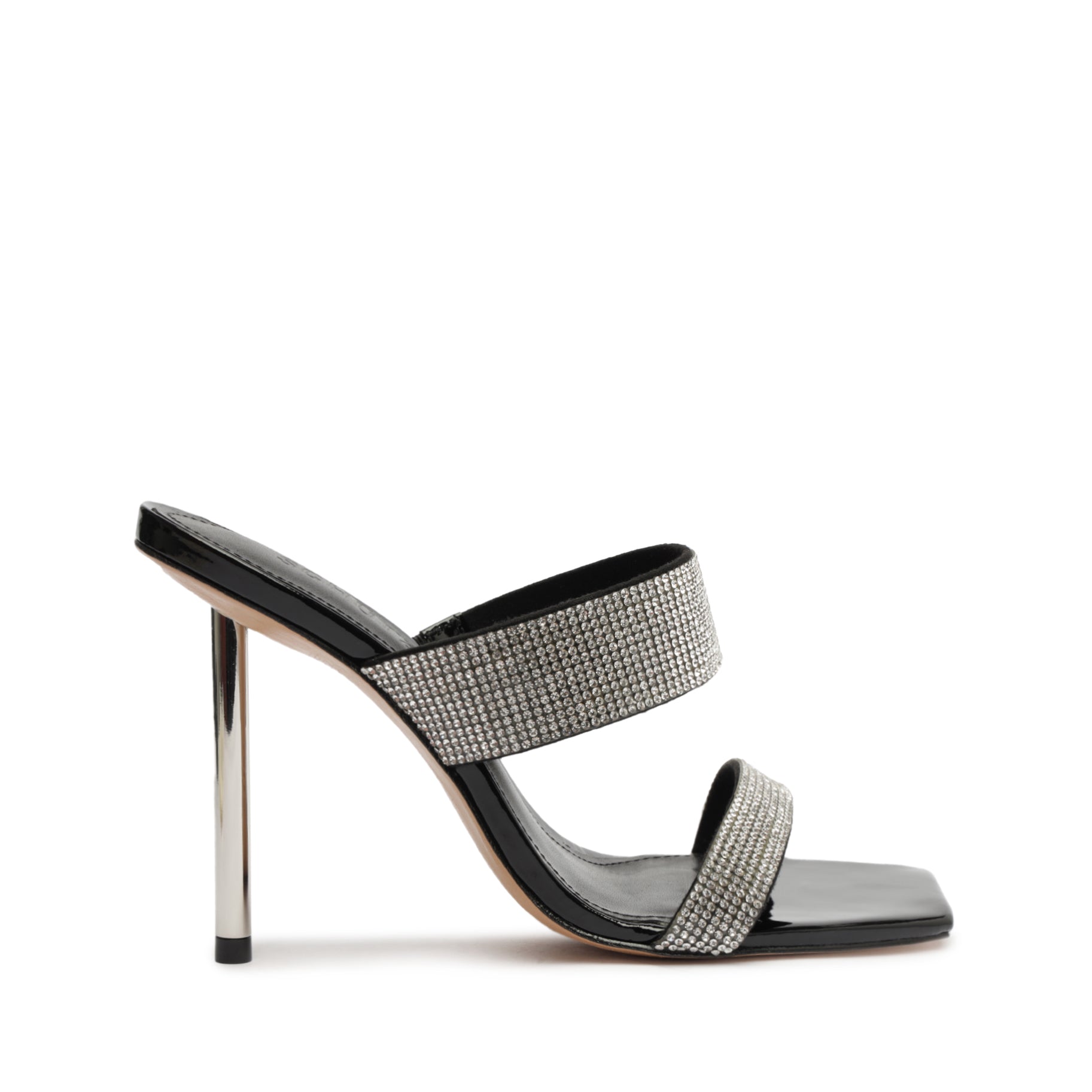 Liam Metallic Nappa Leather Sandal Sandals RESORT 24 5 Black Metallic Nappa Leather - Schutz Shoes