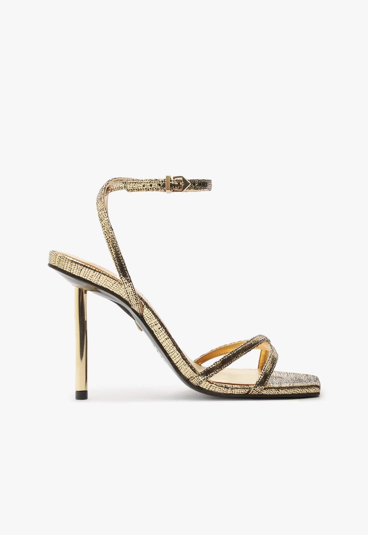 Eva Sandal Sandals Fall 24 5 Gold Leather - Schutz Shoes