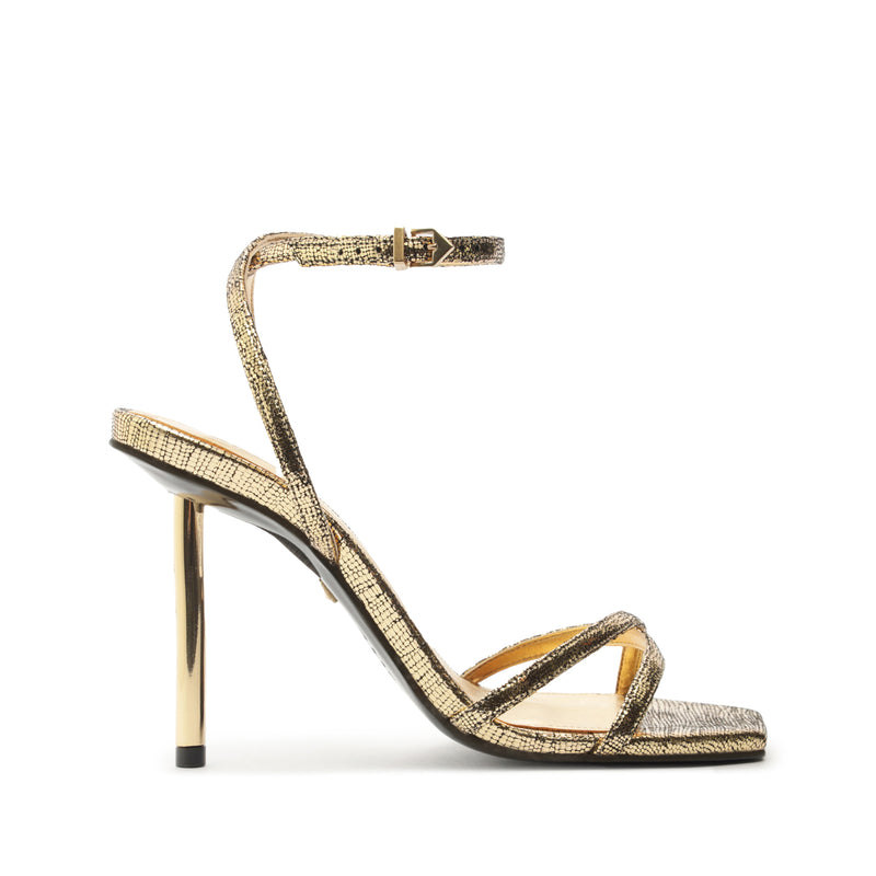 Eva Sandal Sandals Fall 24 5 Gold Leather - Schutz Shoes