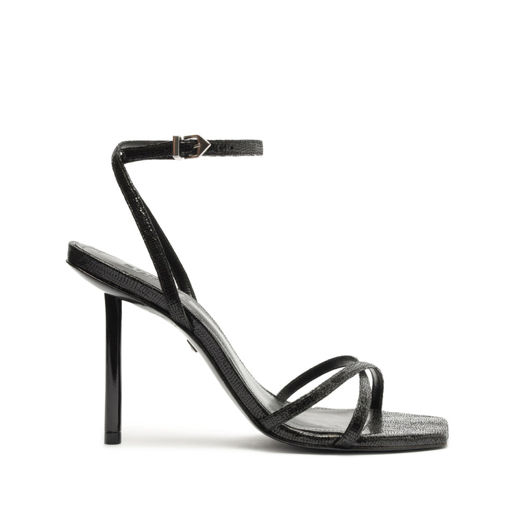 Eva Sandal Sandals Fall 24 5 Black Leather - Schutz Shoes