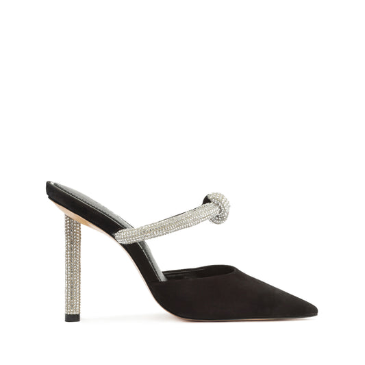 Pearl Glam Pin Heel  Pump Pumps WINTER 23 5 Black Nubuck - Schutz Shoes