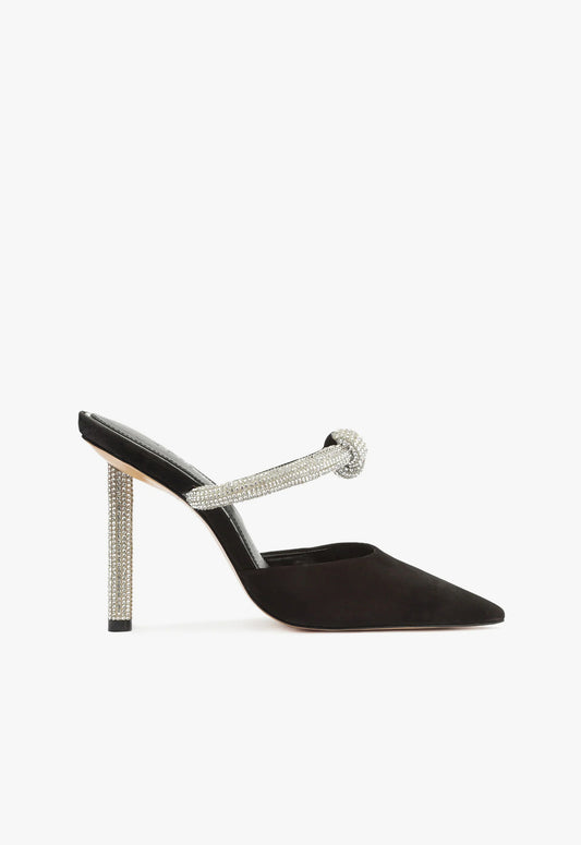 Pearl Glam Pin Heel  Pump Pumps WINTER 23 5 Black Nubuck - Schutz Shoes