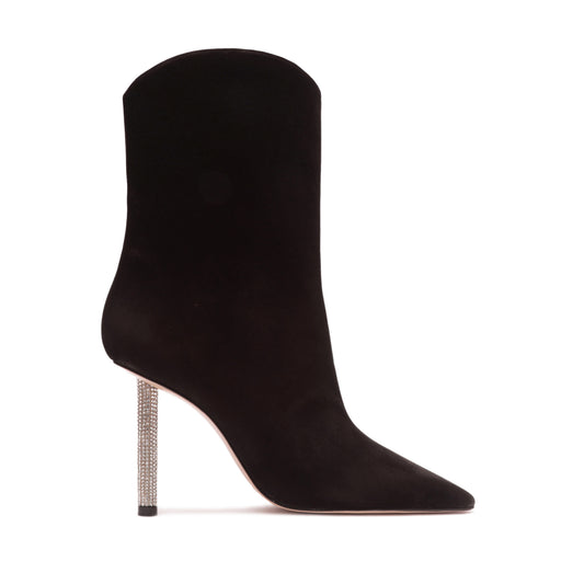 Marjorie Nubuck Bootie Booties WINTER 23 5 Black Nubuck - Schutz Shoes