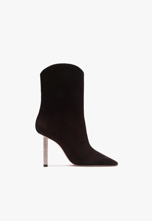 Marjorie Nubuck Bootie Booties WINTER 23 5 Black Nubuck - Schutz Shoes