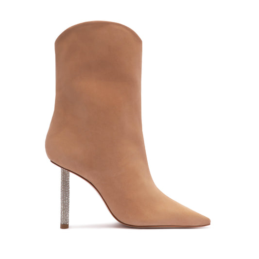 Marjorie Nubuck Bootie Booties WINTER 23 5 True Beige Nubuck - Schutz Shoes