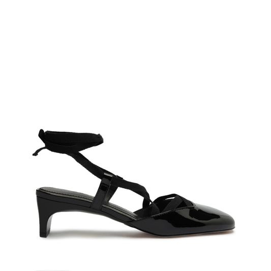 Amarie Patent Leather Pump FALL 23 5 Black Patent Leather - Schutz Shoes