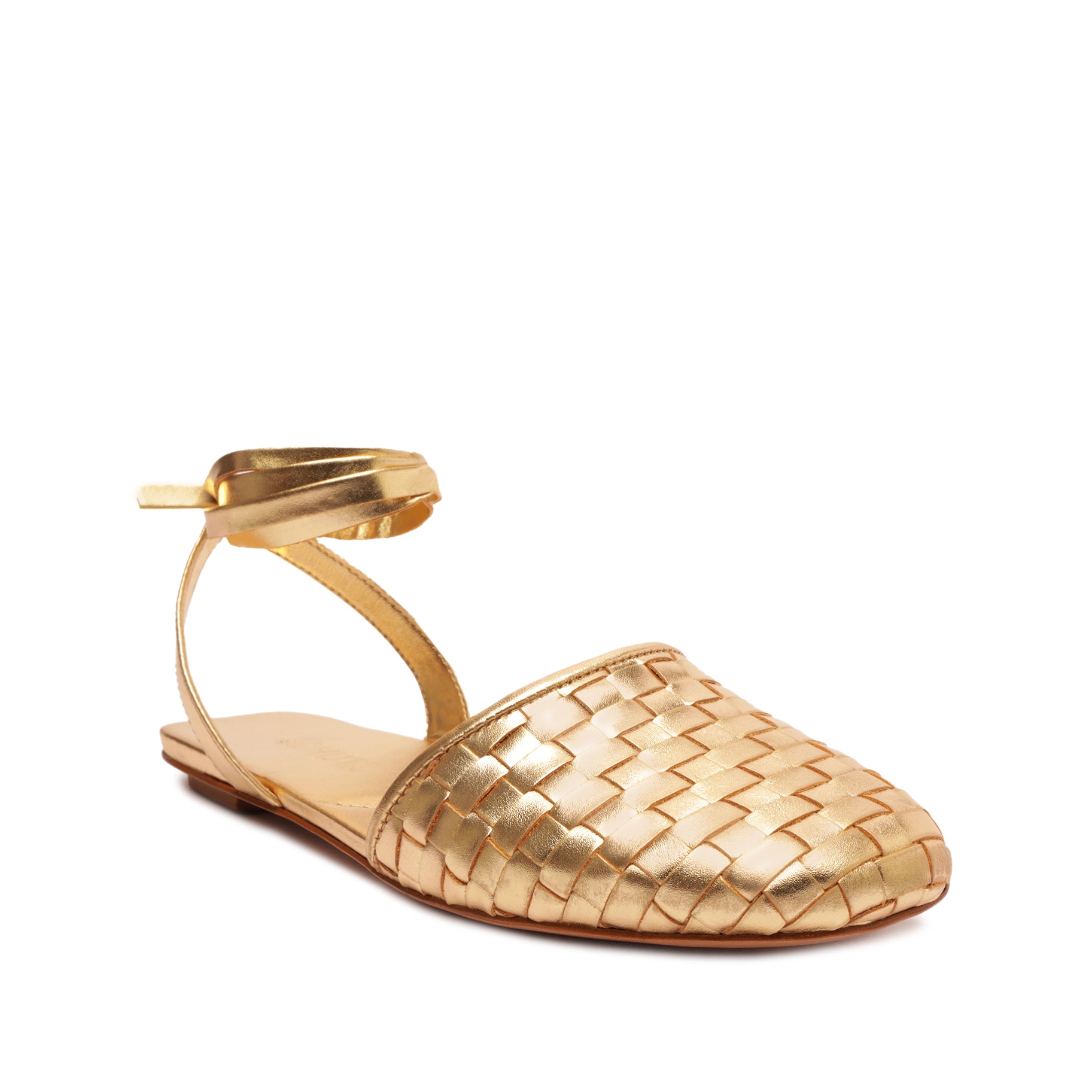 Ariel Woven Leather Flat Flats RESORT 24    - Schutz Shoes